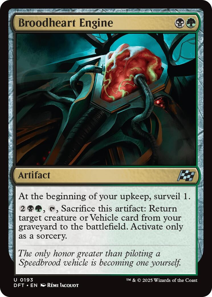 Image for Broodheart Engine (193) [Aetherdrift] - Magic: The Gathering