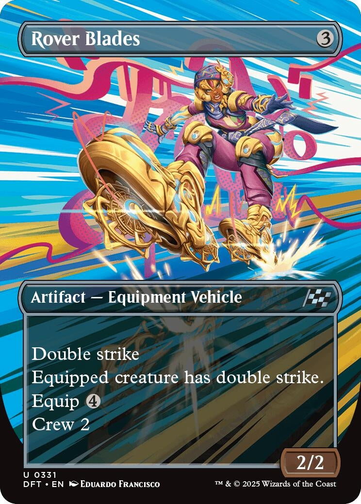 Image for Rover Blades (Borderless) (331) [Aetherdrift] - Magic: The Gathering