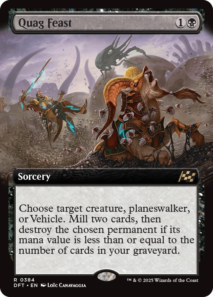 Image for Quag Feast (Extended Art) (384) [Aetherdrift] - Magic: The Gathering
