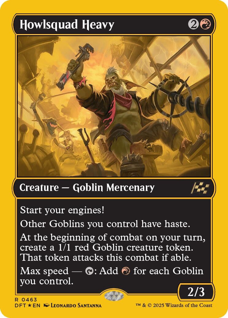 Image for Howlsquad Heavy (First-Place Foil) (463) [Aetherdrift] - Magic: The Gathering