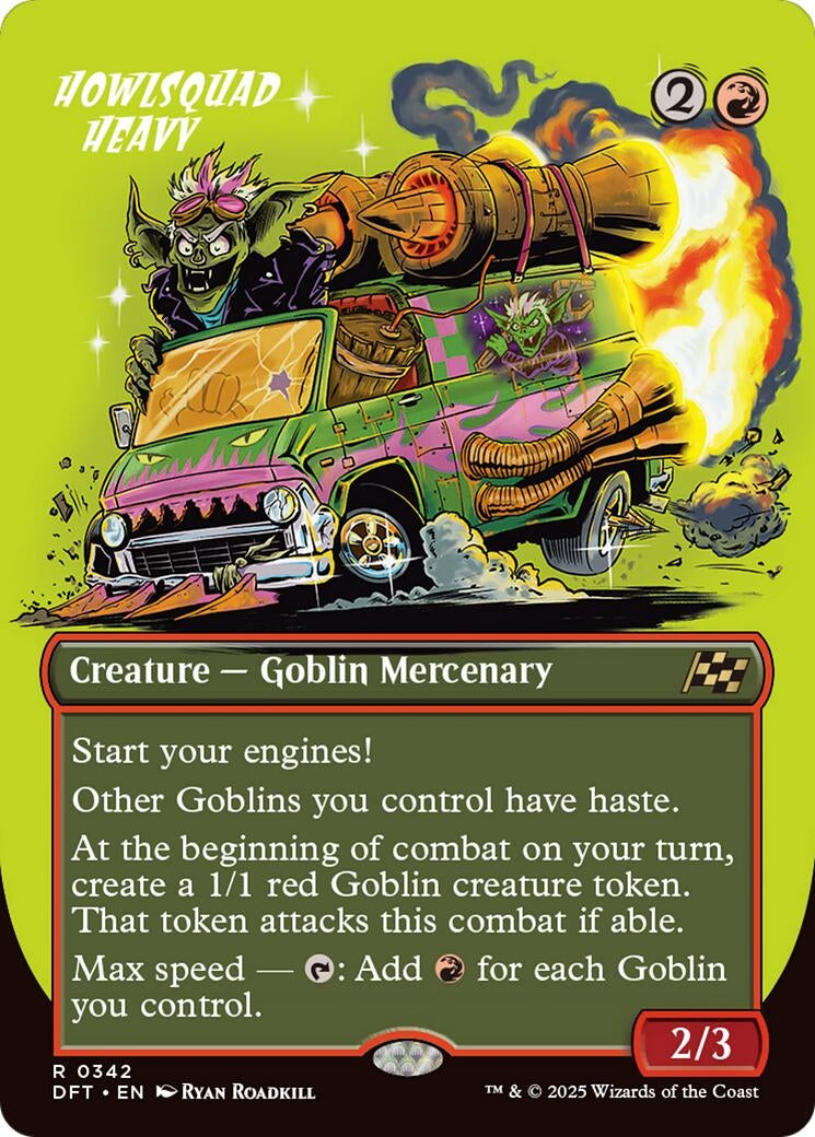 Image for Howlsquad Heavy (Borderless) (342) [Aetherdrift] - Magic: The Gathering