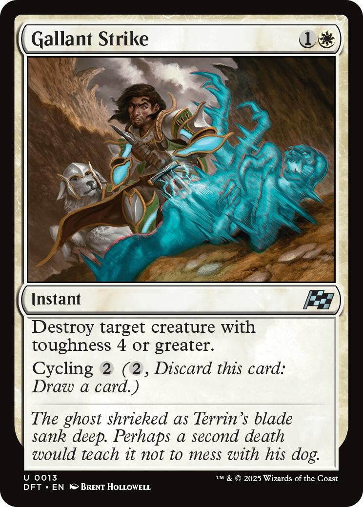 Image for Gallant Strike (13) [Aetherdrift] - Magic: The Gathering
