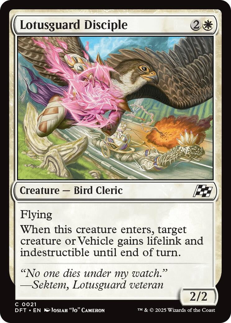 Image for Lotusguard Disciple (21) [Aetherdrift] - Magic: The Gathering