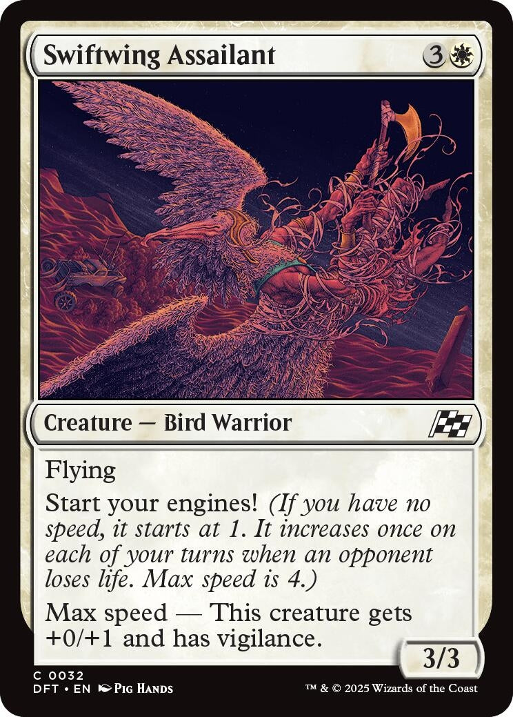 Image for Swiftwing Assailant (32) [Aetherdrift] - Magic: The Gathering