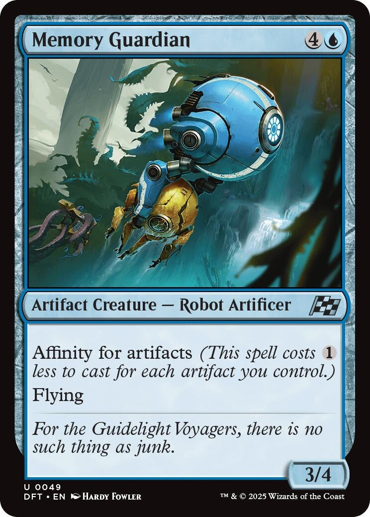 Image for Memory Guardian (49) [Aetherdrift] - Magic: The Gathering