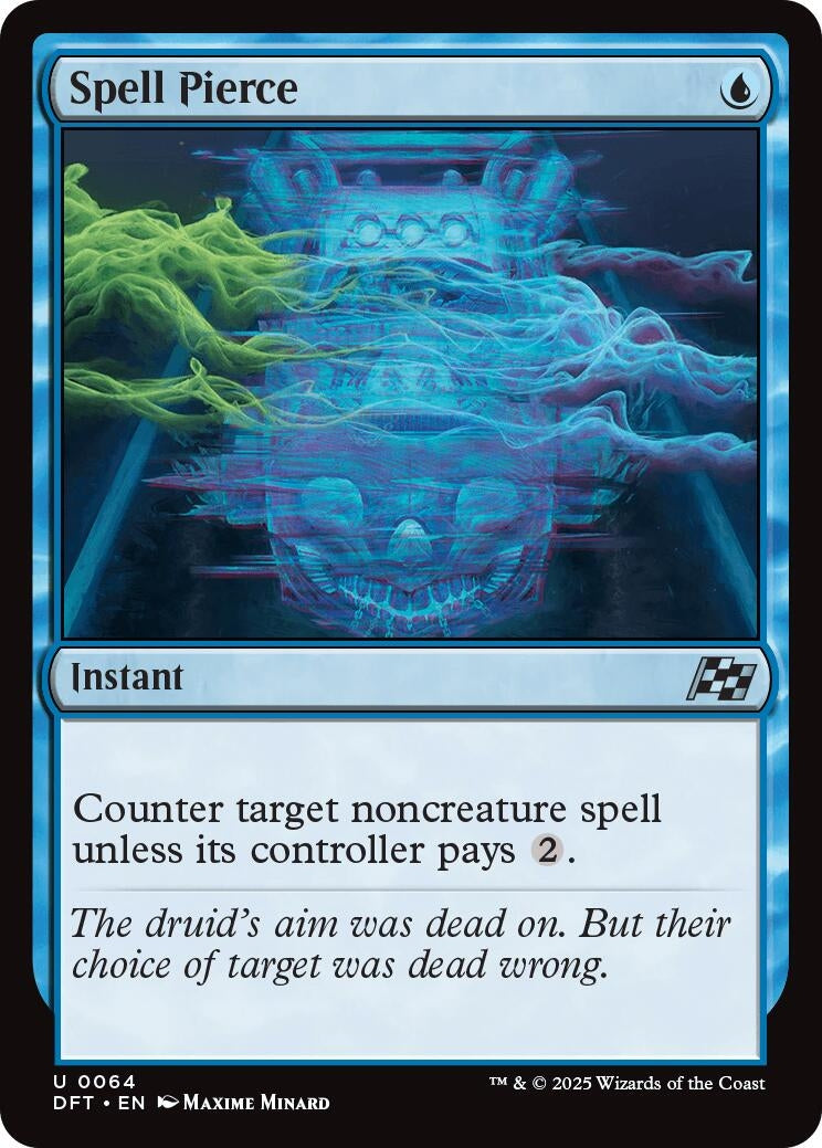 Image for Spell Pierce (64) [Aetherdrift] - Magic: The Gathering