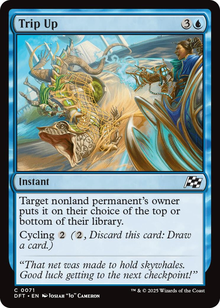 Image for Trip Up (71) [Aetherdrift] - Magic: The Gathering