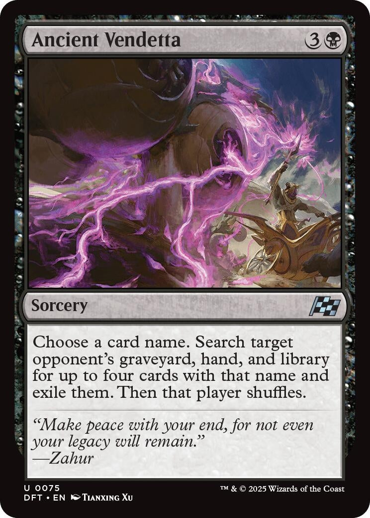 Image for Ancient Vendetta (75) [Aetherdrift] - Magic: The Gathering