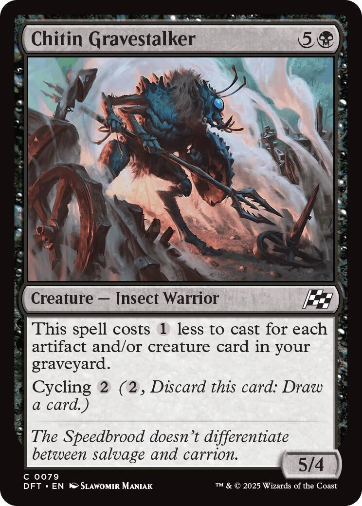 Image for Chitin Gravestalker (79) [Aetherdrift] - Magic: The Gathering