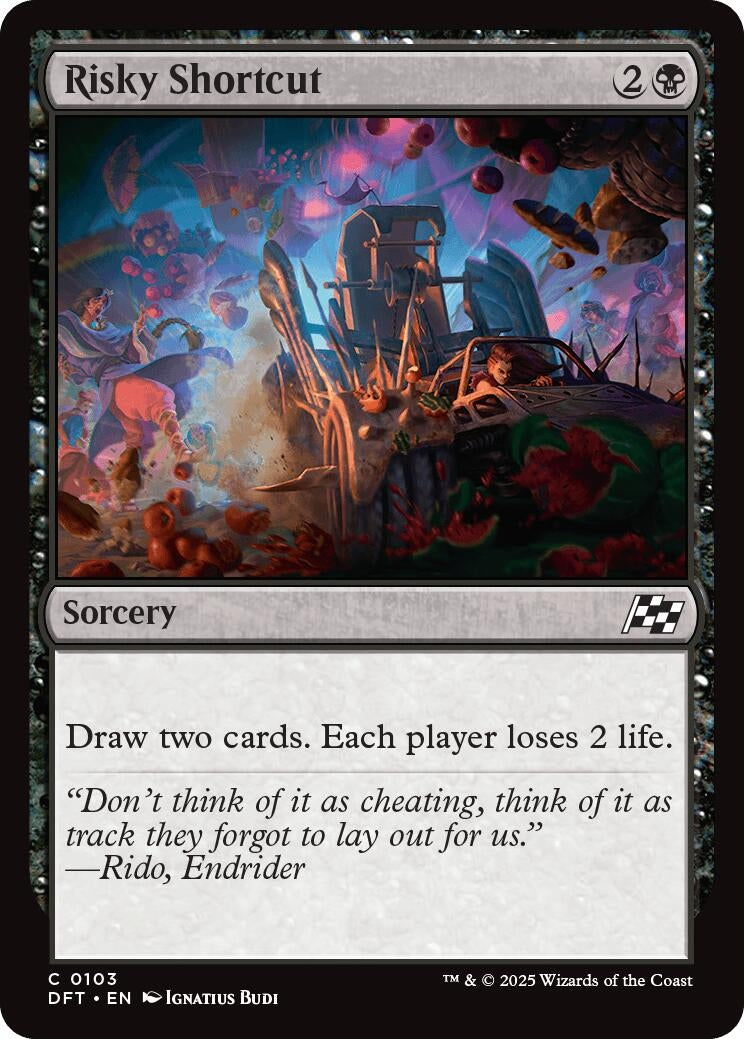 Image for Risky Shortcut (103) [Aetherdrift] - Magic: The Gathering