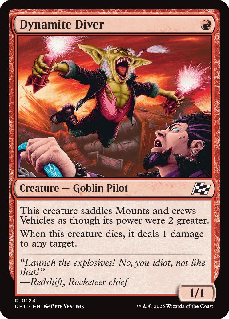 Image for Dynamite Diver (123) [Aetherdrift] - Magic: The Gathering