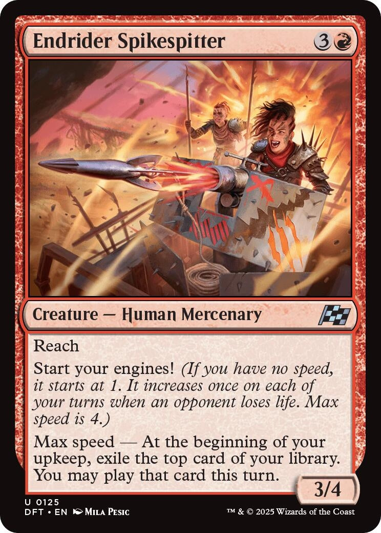 Image for Endrider Spikespitter (125) [Aetherdrift] - Magic: The Gathering