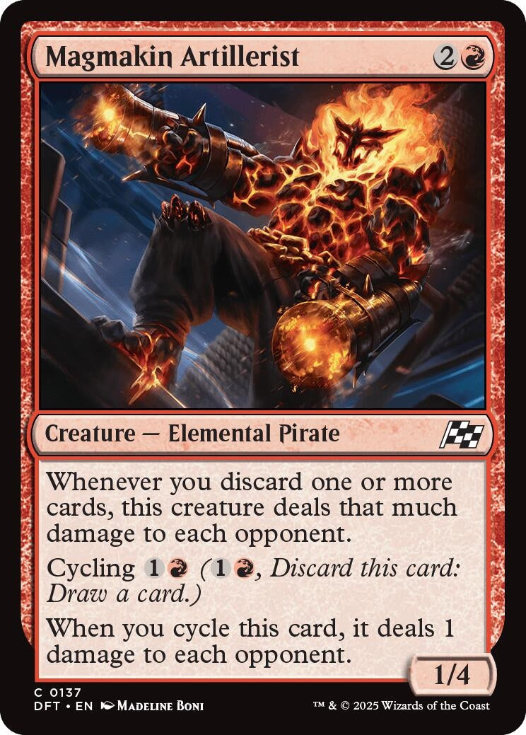 Image for Magmakin Artillerist (137) [Aetherdrift] - Magic: The Gathering