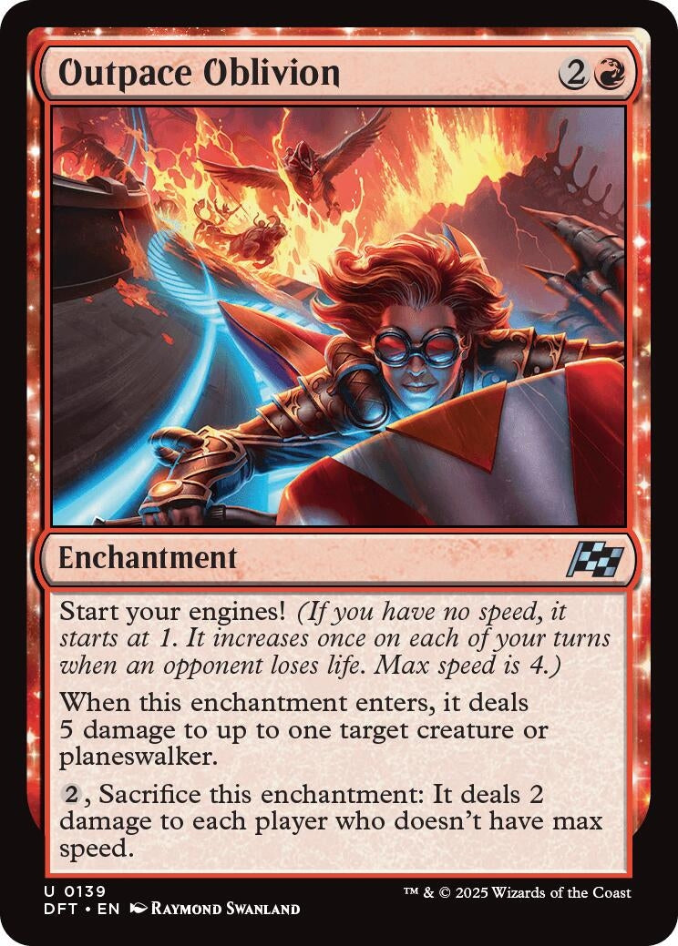 Image for Outpace Oblivion (139) [Aetherdrift] - Magic: The Gathering