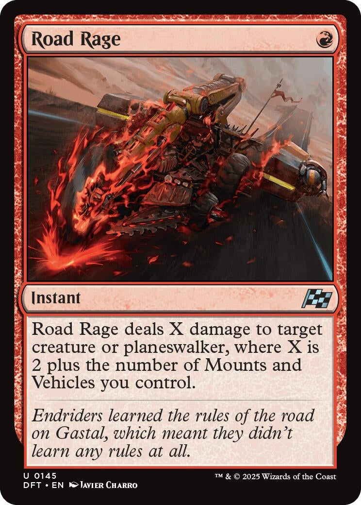 Image for Road Rage (145) [Aetherdrift] - Magic: The Gathering