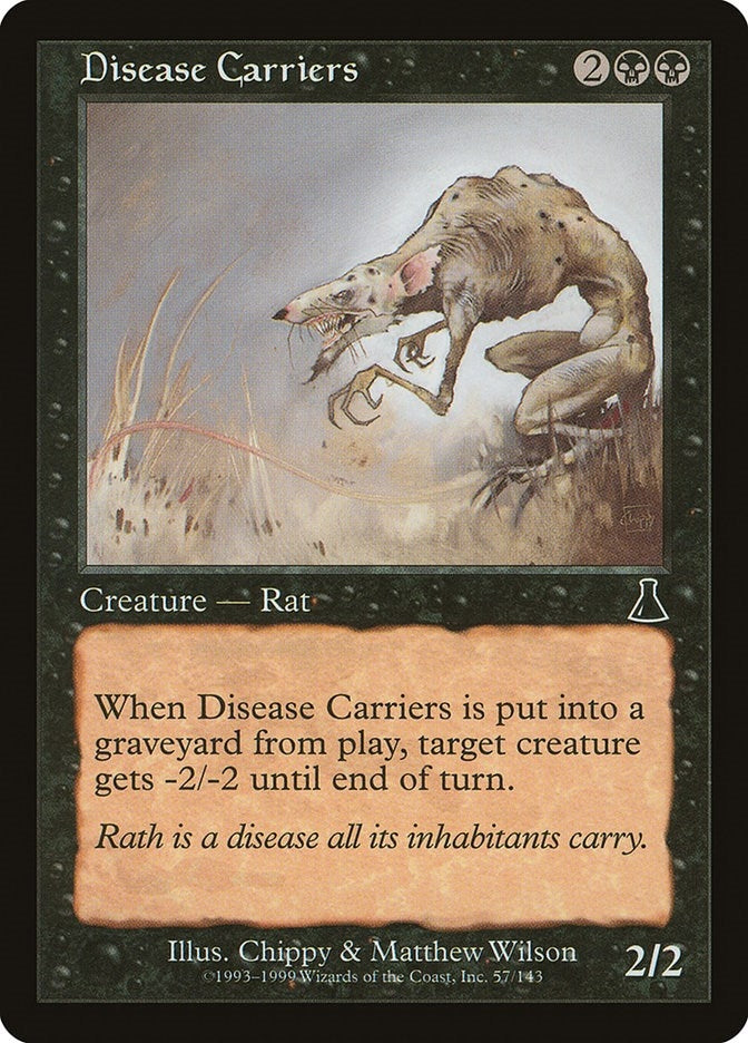 Image for Disease Carriers (57) [Urza's Destiny] - Magic: The Gathering