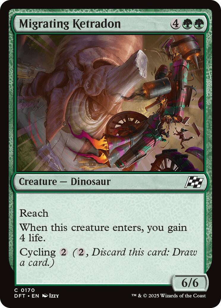 Image for Migrating Ketradon (170) [Aetherdrift] - Magic: The Gathering