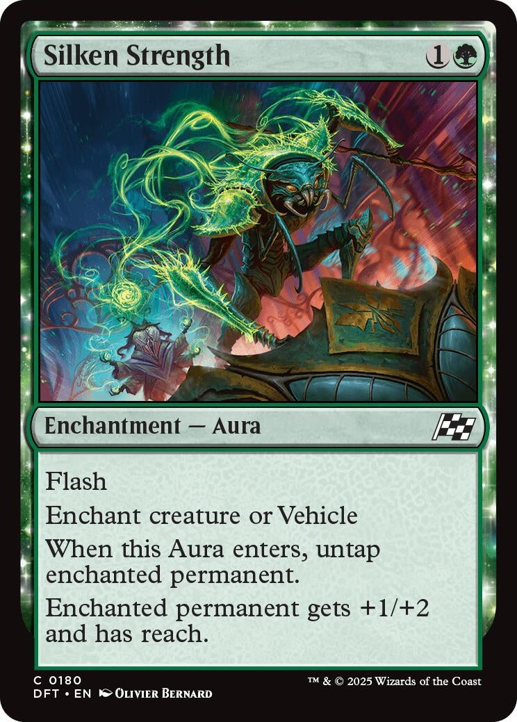 Image for Silken Strength (180) [Aetherdrift] - Magic: The Gathering