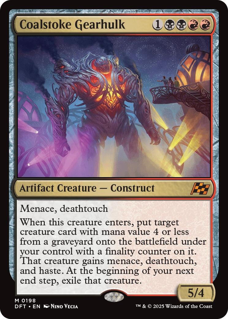 Image for Coalstoke Gearhulk (198) [Aetherdrift] - Magic: The Gathering