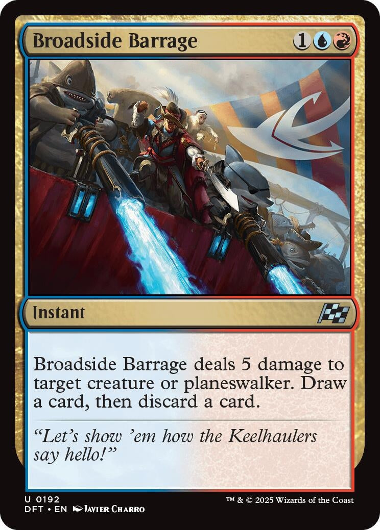 Image for Broadside Barrage (192) [Aetherdrift] - Magic: The Gathering