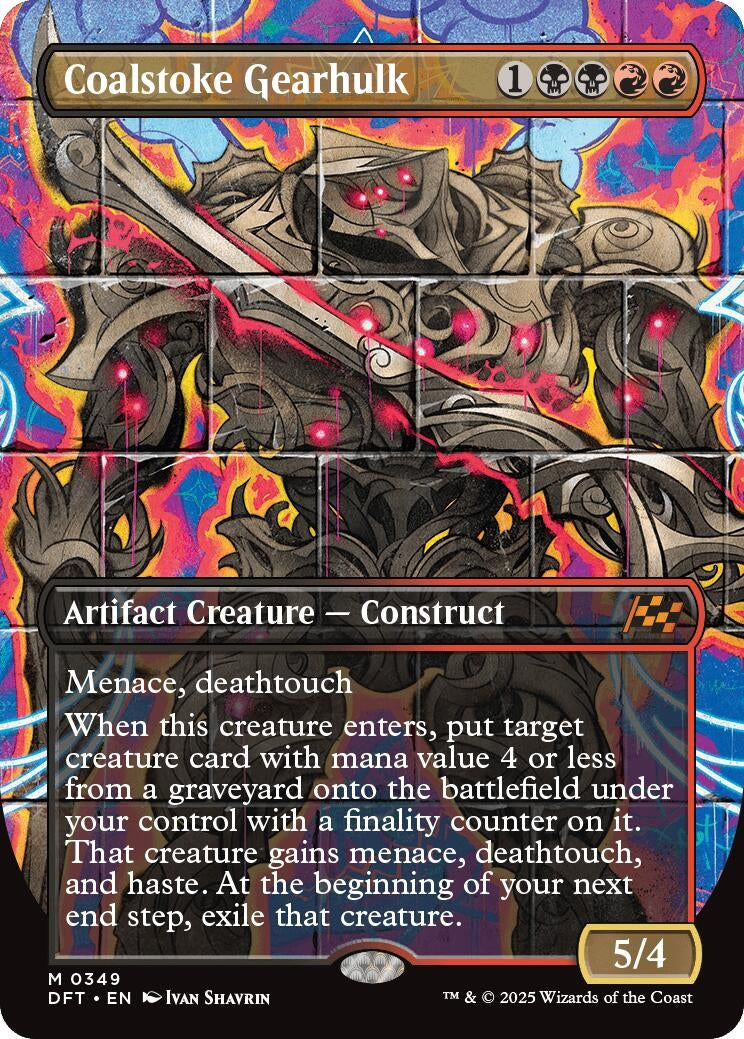 Image for Coalstoke Gearhulk (Borderless) (349) [Aetherdrift] - Magic: The Gathering
