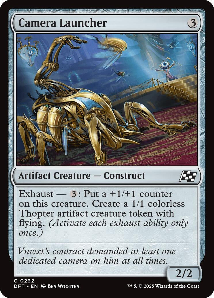 Image for Camera Launcher (232) [Aetherdrift] - Magic: The Gathering