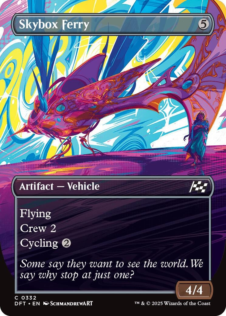Image for Skybox Ferry (Borderless) (332) [Aetherdrift] - Magic: The Gathering