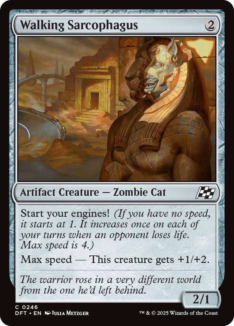 Image for Walking Sarcophagus (246) [Aetherdrift] - Magic: The Gathering