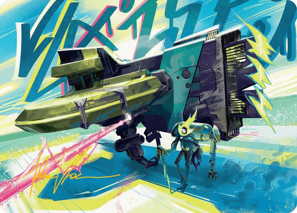 Image for Salvation Engine Art Card (Gold-Stamped Signature) (36) [Aetherdrift] - Magic: The Gathering