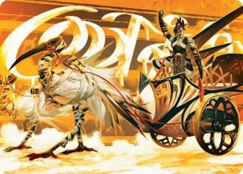 Image for Skyseer's Chariot Art Card (35) [Aetherdrift] - Magic: The Gathering