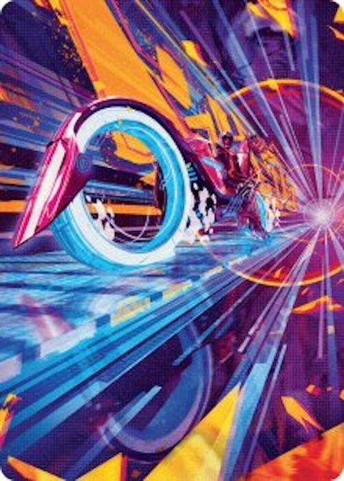 Image for Spotcycle Scouter Art Card (37) [Aetherdrift] - Magic: The Gathering