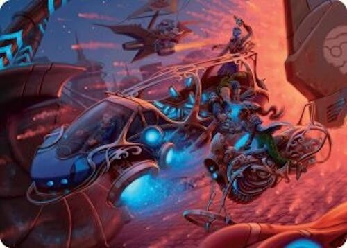 Image for Rangers' Refueler Art Card (27) [Aetherdrift] - Magic: The Gathering