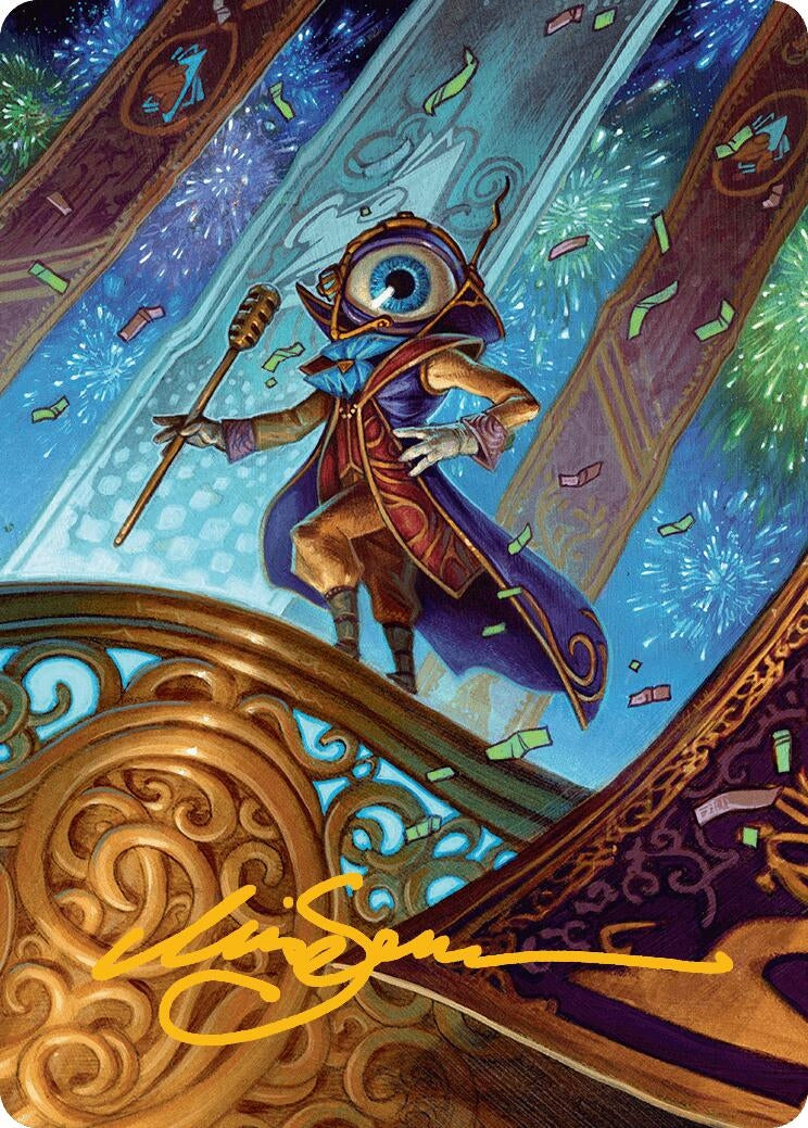 Image for Vnwxt, Verbose Host Art Card (Gold-Stamped Signature) (8) [Aetherdrift] - Magic: The Gathering