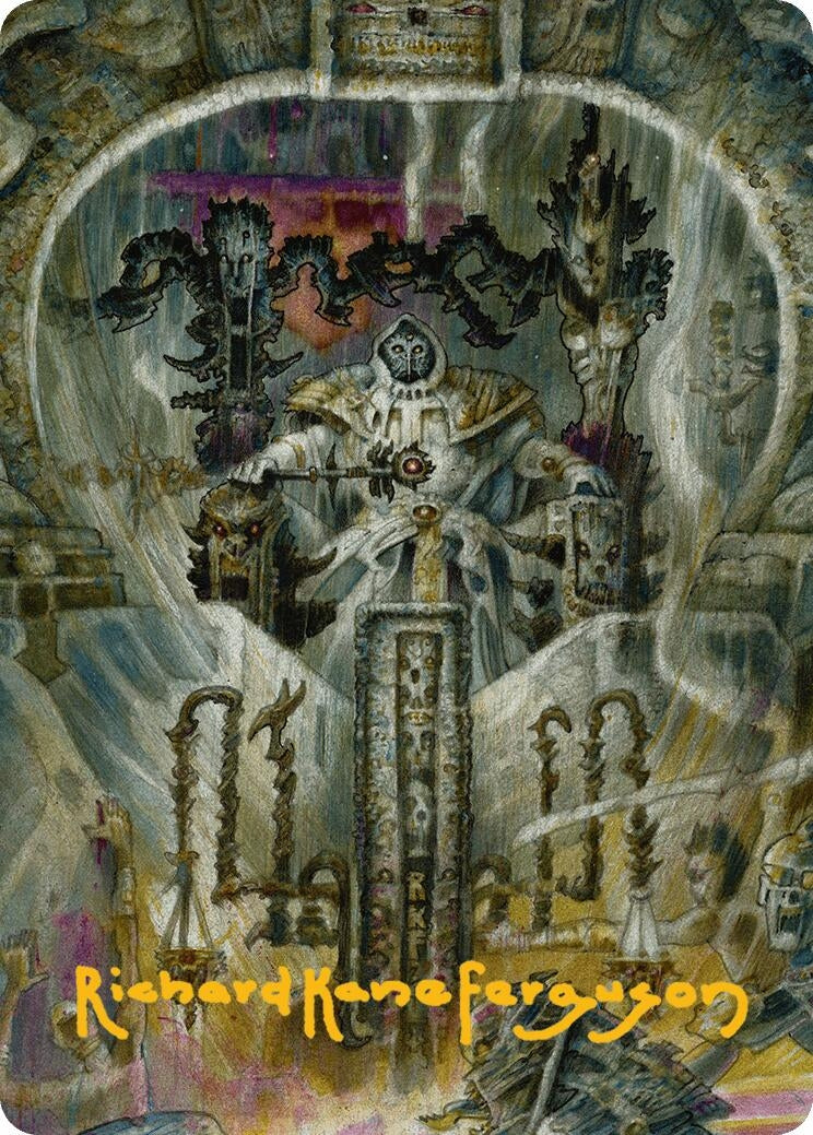 Image for Gonti, Night Minister Art Card (Gold-Stamped Signature) (32) [Aetherdrift] - Magic: The Gathering