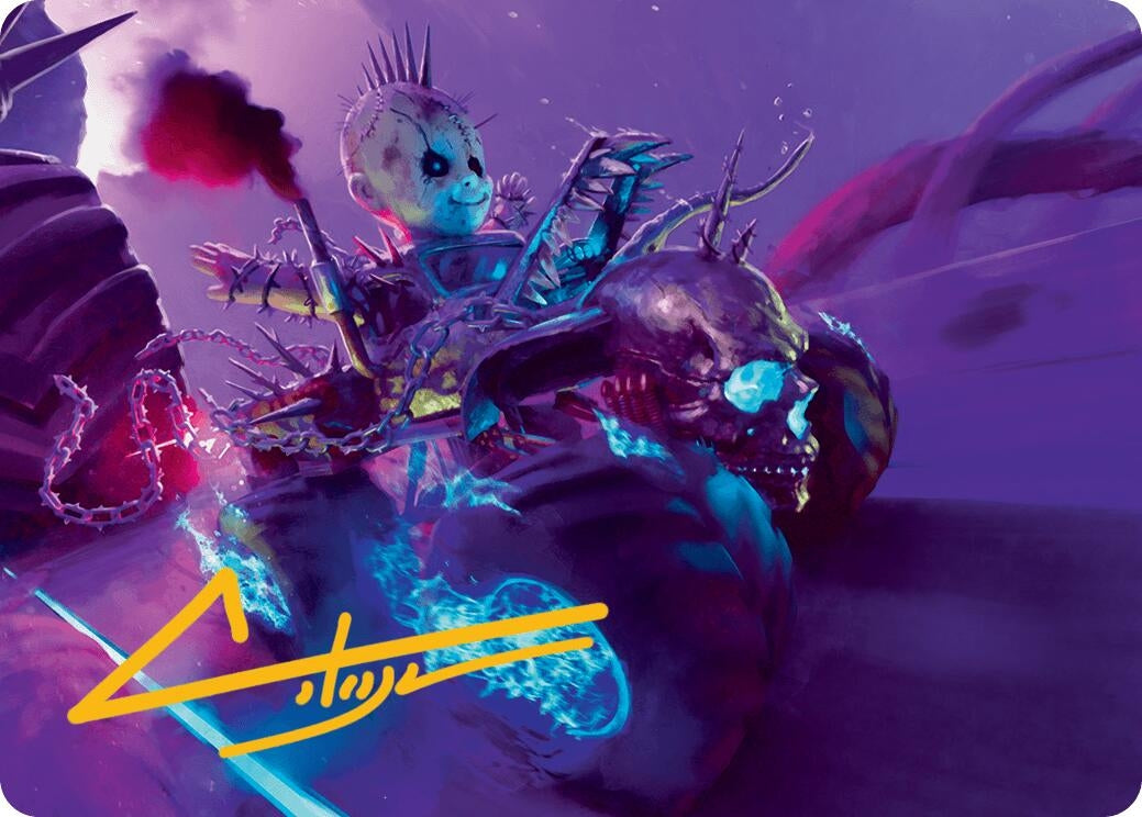 Image for Pactdoll Terror Art Card (Gold-Stamped Signature) (21) [Aetherdrift] - Magic: The Gathering