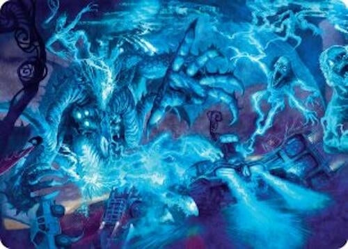 Image for The Speed Demon Art Card (18) [Aetherdrift] - Magic: The Gathering