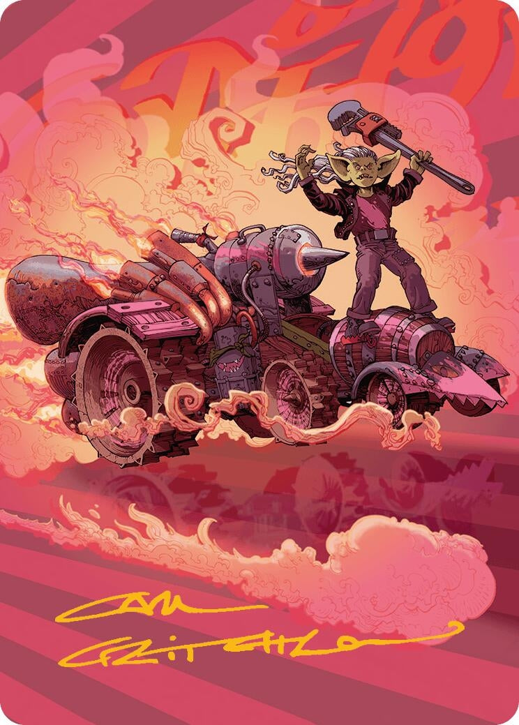 Image for Burner Rocket Art Card (Gold-Stamped Signature) (41) [Aetherdrift] - Magic: The Gathering