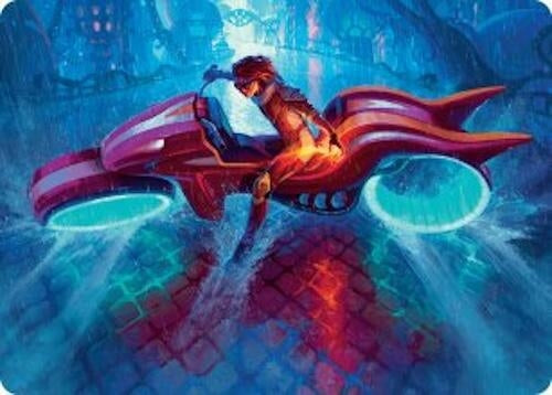 Image for Chandra, Spark Hunter Art Card (20) [Aetherdrift] - Magic: The Gathering