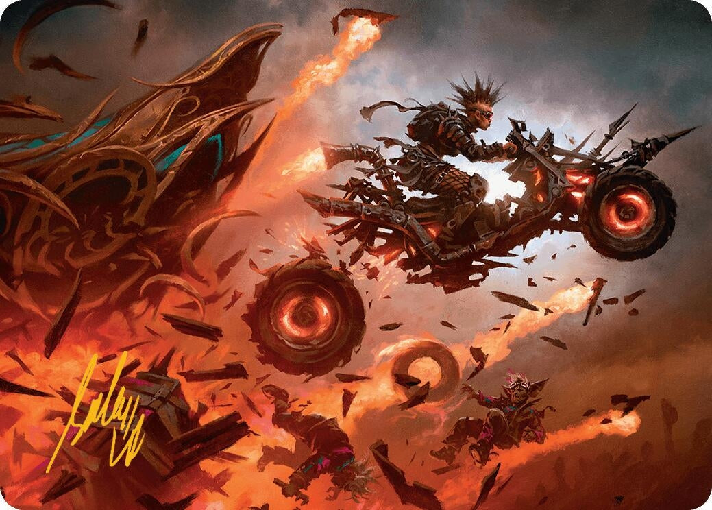 Image for Gastal Blockbuster Art Card (Gold-Stamped Signature) (19) [Aetherdrift] - Magic: The Gathering