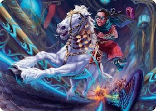Image for Gilded Ghoda Art Card (34) [Aetherdrift] - Magic: The Gathering