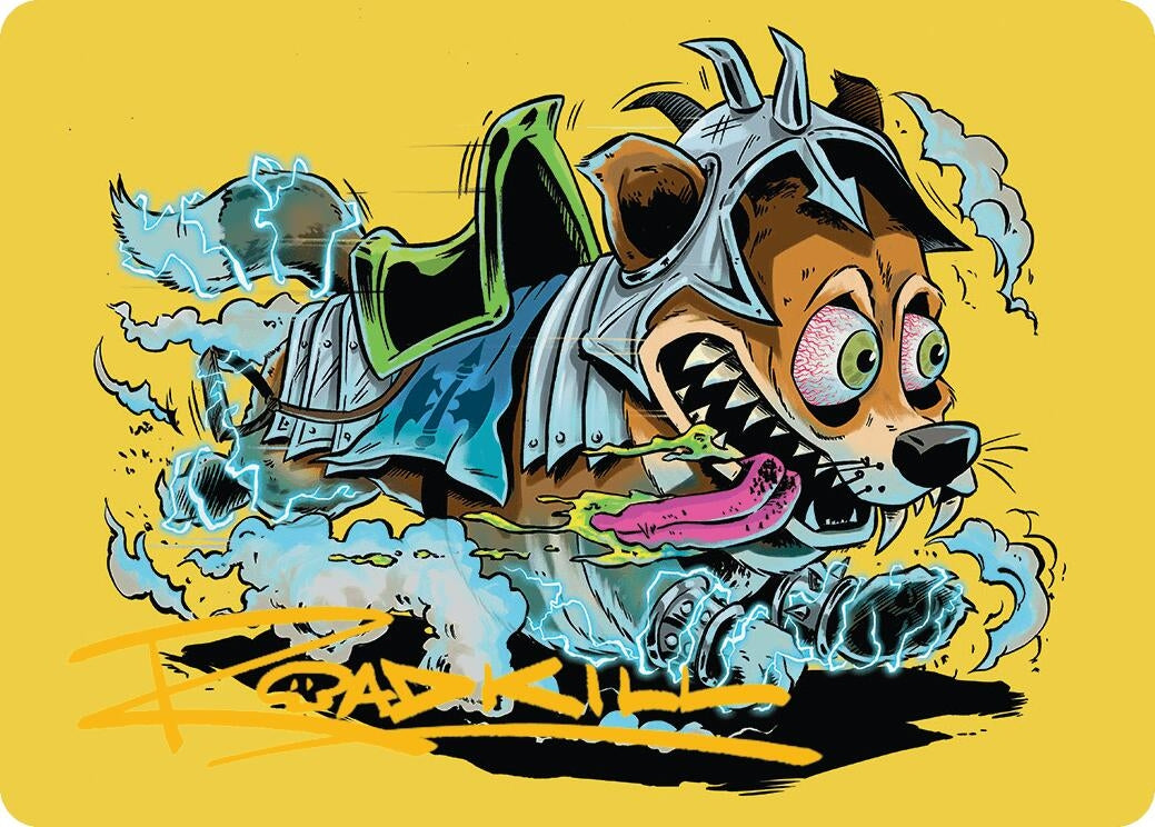 Image for District Mascot Art Card (50/54) (Gold-Stamped Signature) (50) [Aetherdrift] - Magic: The Gathering