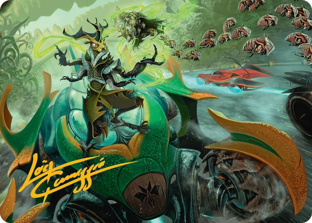 Aatchik, Emerald Radian Art Card (15/54) (Gold-Stamped Signature) (15) [Art Series: Aetherdrift]