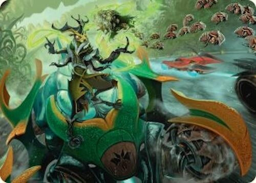 Image for Aatchik, Emerald Radian Art Card (15/54) (15) [Aetherdrift] - Magic: The Gathering