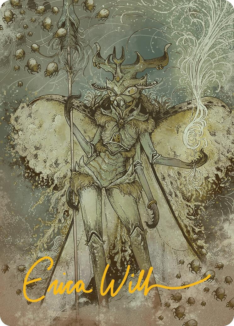 Image for Aatchik, Emerald Radian Art Card (6/54) (Gold-Stamped Signature) (6) [Aetherdrift] - Magic: The Gathering