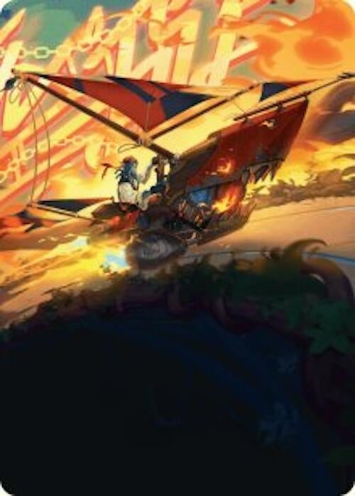Image for Boosted Sloop Art Card (47) [Aetherdrift] - Magic: The Gathering