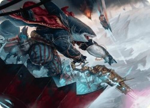 Image for Captain Howler, Sea Scourge Art Card (16/54) (16) [Aetherdrift] - Magic: The Gathering
