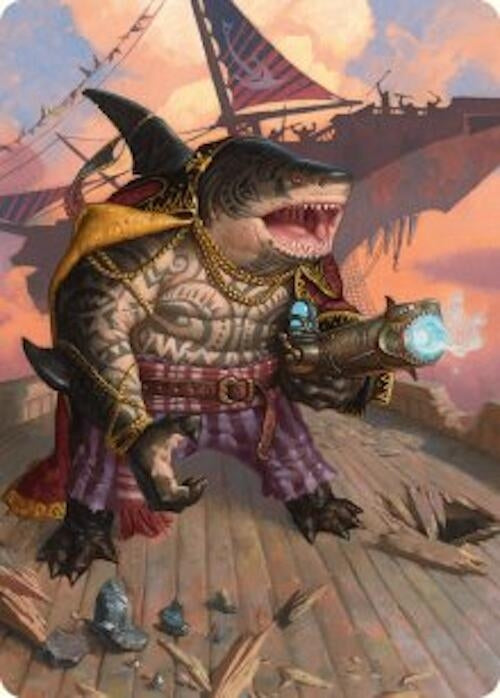 Image for Captain Howler, Sea Scourge Art Card (4/54) (4) [Aetherdrift] - Magic: The Gathering