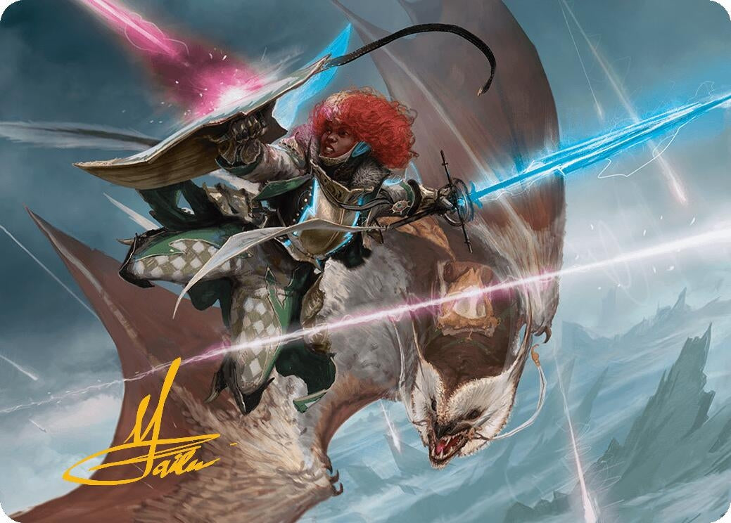 Image for Caradora, Heart of Alacria Art Card (14/54) (Gold-Stamped Signature) (14) [Aetherdrift] - Magic: The Gathering