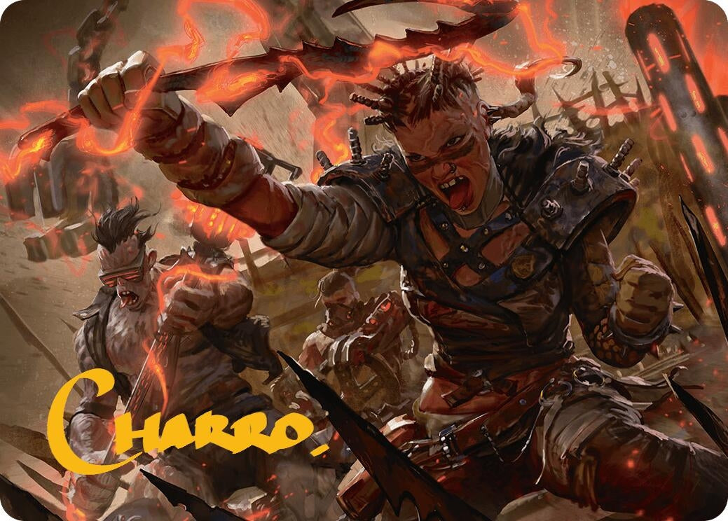 Image for Far Fortune, End Boss Art Card (11/54) (Gold-Stamped Signature) (11) [Aetherdrift] - Magic: The Gathering