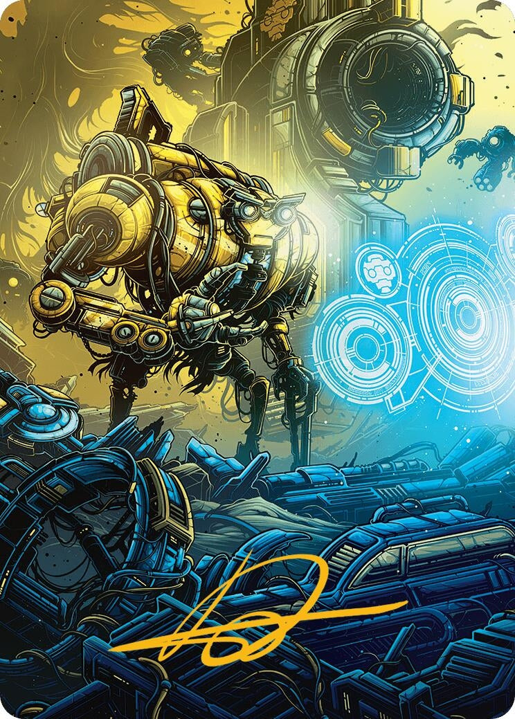 Image for Mendicant Core, Guidelight Art Card (1/54) (Gold-Stamped Signature) (1) [Aetherdrift] - Magic: The Gathering
